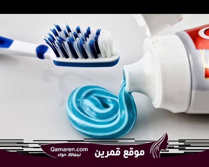 إستخدام معجون أسنان للتبييض 