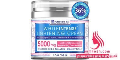 PurePeaks WHITEINTENSE Natural Lightening Cream كريم بيوربيكس لعلاج البقع العمرية وتفتيح الجسم