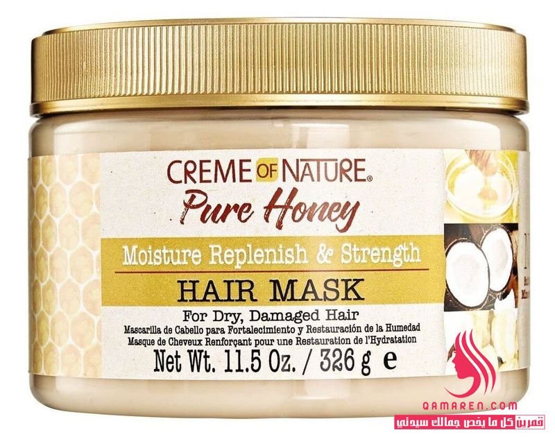 4- Creme of Nature Pure Honey Hair Mask ماسك بالعسل النقي لنعومة وكثافة الشعر