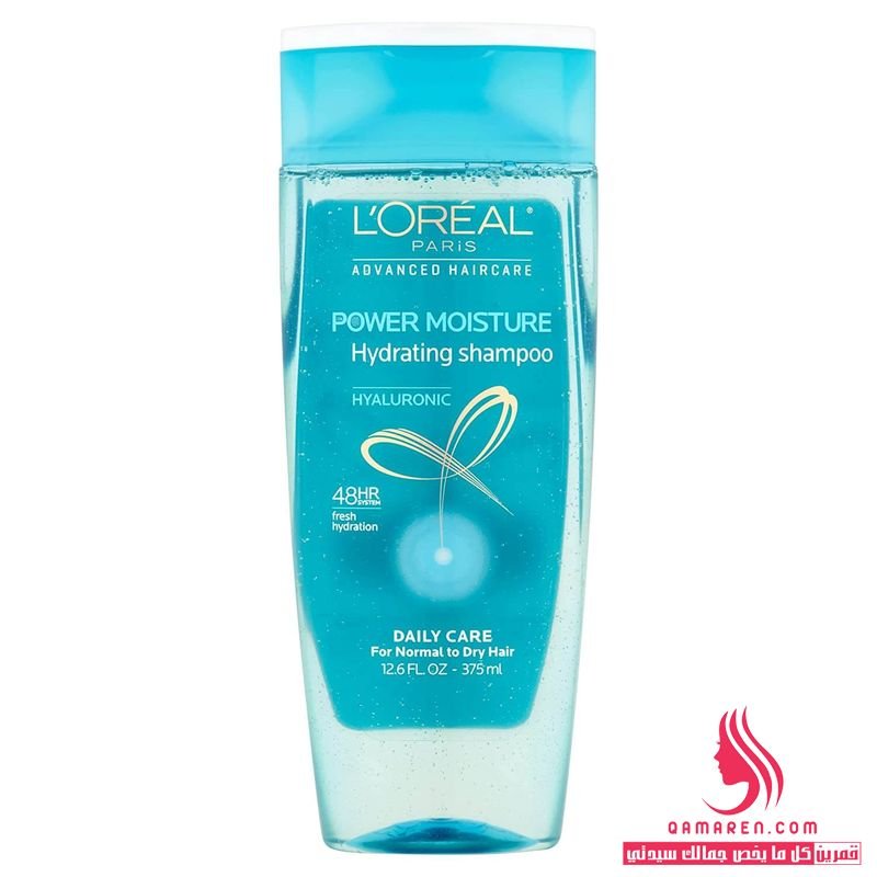 L'Oreal Power Moisture Hydrating Shampoo شامبو لوريال باور مويستور لترطيب الشعر الجاف