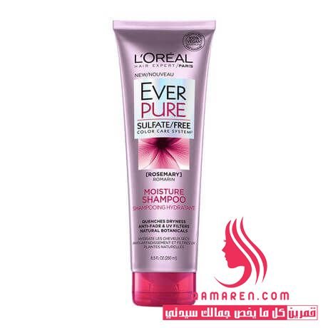  L’Oréal Paris EverPure Moisture Shampoo شامبو لوريال باريس ايفربيور للشعر المصبوغ الجاف
