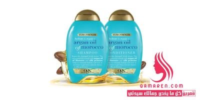 OGX Hydrate & Repair Argan Oil Of Morocco Shampoo شامبو أو جي اكس بزيت الأرغان لشعر ناعم كالحرير