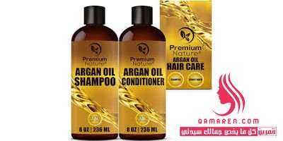 Premium Nature Argan Oil Shampoo شامبو زيت الأرغان لنمو الشعر والتخلص من القشرة