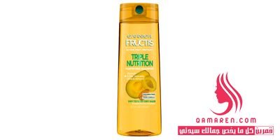 Garnier Shampoo, Dry Hair Fructis Triple Nutrition شامبو غارنييه فروكتس الافوكادو للشعر الجاف