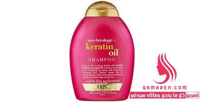 OGX Anti-Breakage Keratin Oil Shampoo شامبو او جي اكس زيت الكيراتين لنعومة ومرونة الشعر ومضاد للكسر