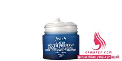 Fresh Lotus Youth Preserve Dream Face Cream أفضل مرطب للوجه فريش لوتس لبشرة أكثر شباباً